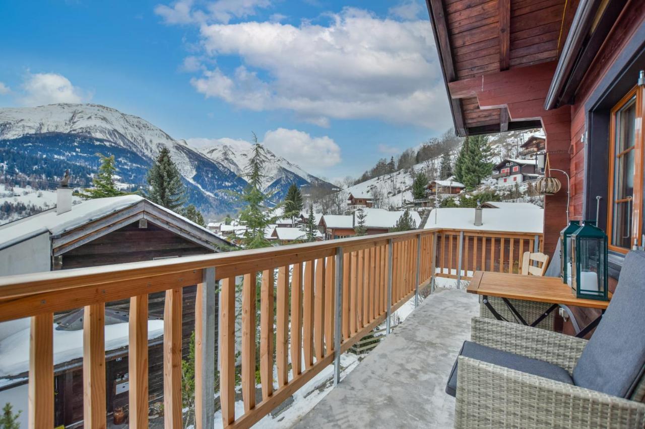 Reste Fidele Duplex Fiesch Exterior photo